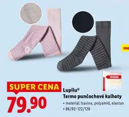 Lidl lupiluⓇ TERMO PUNČOCHOVÉ KALHOTY nabídka