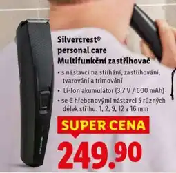 Lidl Silvercrest personal care Multifunkční zastřihovač nabídka