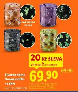 Lidl LIVARNO HOME Vonná svíčka ve skle nabídka