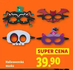 Lidl Halloweenská maska nabídka