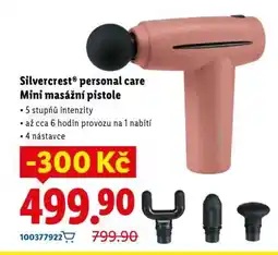 Lidl Silvercrest personal care Mini masážní pistole nabídka