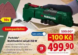 Lidl Parkside Multifunkční nářadí 250 W nabídka