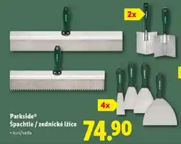 Lidl PARKSIDE Špachtle / zednické lžíce nabídka
