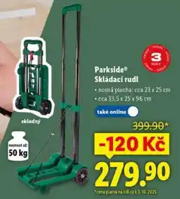 Lidl PARKSIDE SKLÁDACÍ RUDL nabídka