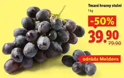 Lidl Tmavé hrozny stolní nabídka
