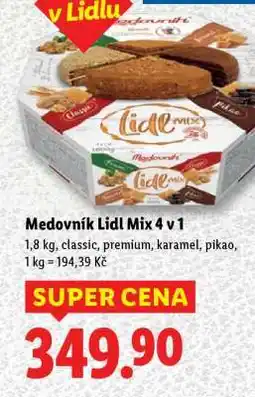 Lidl Medovník lidl mix 4 v 1 nabídka