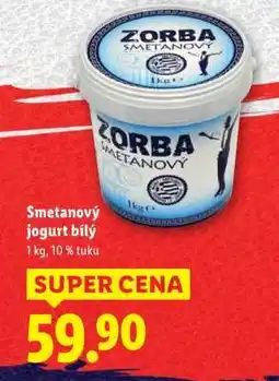 Lidl Zorba smetanový jogurt bílý nabídka