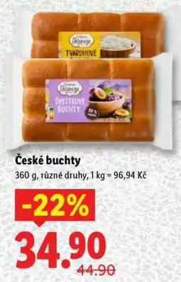 Lidl České buchty nabídka