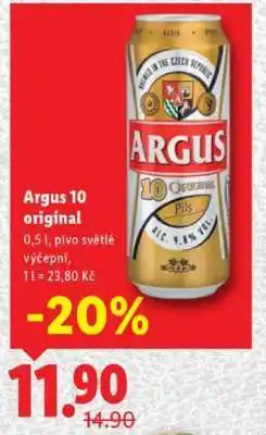 Lidl ARGUS 10 ORIGINAL nabídka