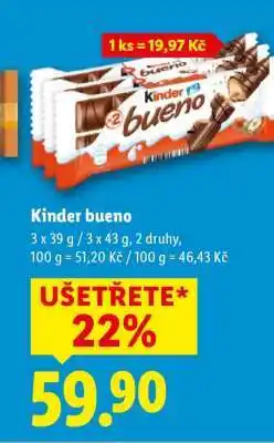 Lidl Kinder bueno nabídka