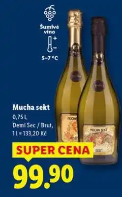 Lidl Mucha sekt nabídka