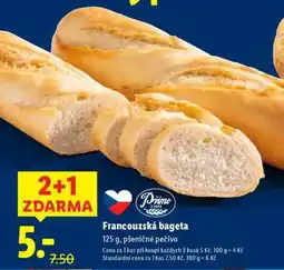 Lidl Francouzská bageta nabídka