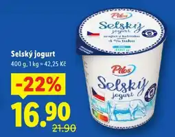 Lidl SELSKÝ JOGURT nabídka
