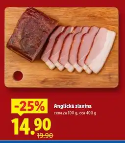 Lidl Anglická slanina nabídka