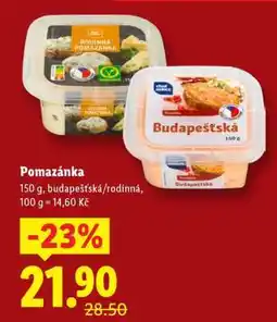 Lidl Pomazánka nabídka