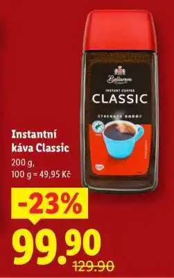 Lidl Instantní káva Classic nabídka