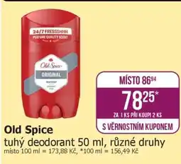 Teta Old Spice tuhý deodorant 50 ml, různé druhy nabídka