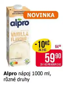 Teta Alpro nápoj 1000 ml, různé druhy nabídka