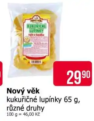 Teta Nový věk kukuřičné lupínky 65 g nabídka