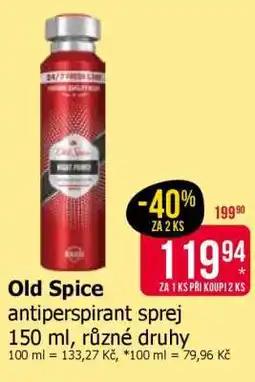 Teta Old Spice antiperspirant sprej nabídka