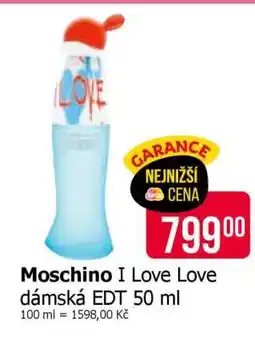 Teta Moschino I Love Love dámská EDT 50 ml nabídka
