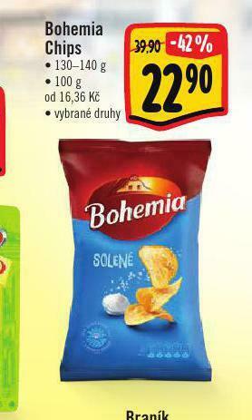Albert Bohemia chips nabídka