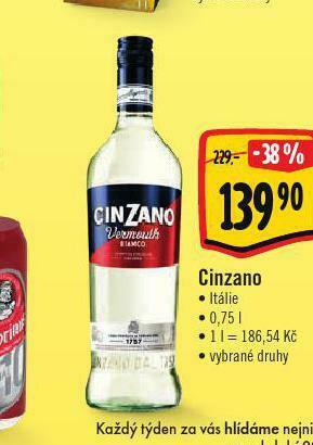 Albert Cinzano nabídka