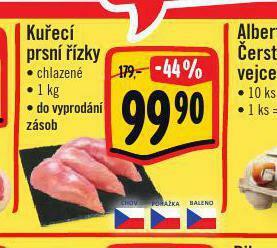 Albert Kuřecí prsní řízky nabídka