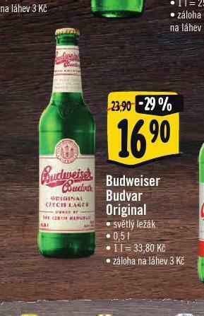Albert Pivo budweiser budvar original nabídka