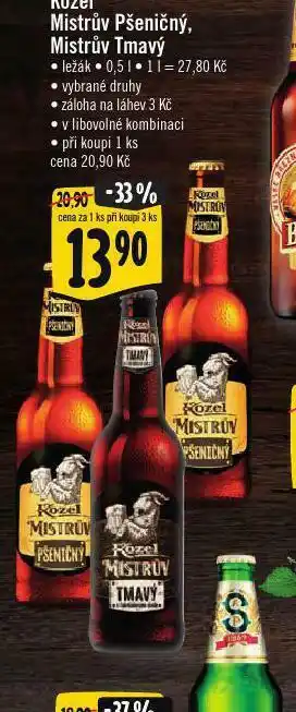 Albert Pivo kozel mistrův ežák nabídka
