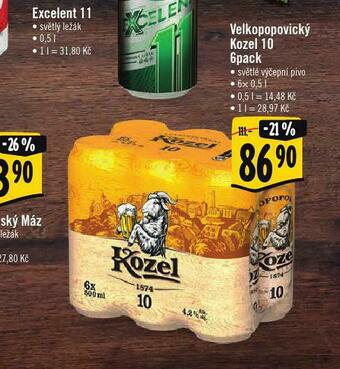 Albert Pivo velkopopovický kozel 10 nabídka