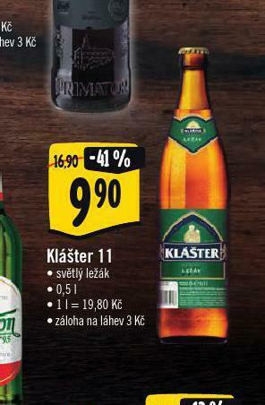 Albert Pivo klášter 11 nabídka