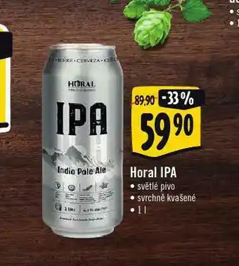 Albert Horal ipa světlé pivo nabídka