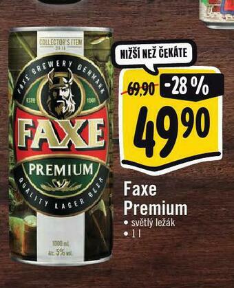 Albert Faxe premium světlý ležák nabídka