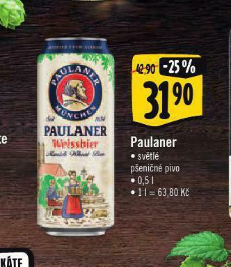 Albert Paulaner pivo nabídka