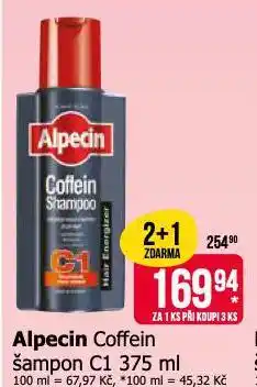 Teta Alpecin coffein šampon nabídka