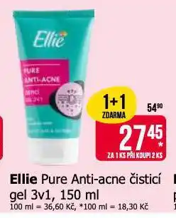 Teta Eliie pure anti-acne čistící gel 3v1 nabídka