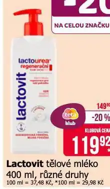 Teta Lactovit tělové mléko nabídka