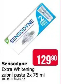 Teta Sensodyne extra whitening zubní pasta s fluoridem nabídka
