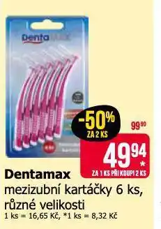 Teta Dentamax mezizubní kartáčky nabídka