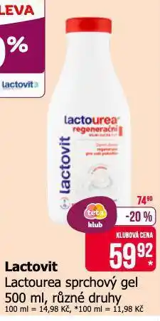 Teta Lactovit lactourea sprchový gel nabídka