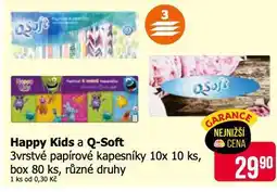 Teta Happy kids 3vrstvé papírové kapesníky nabídka