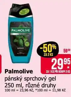 Teta Palmolive pánský sprchový gel nabídka