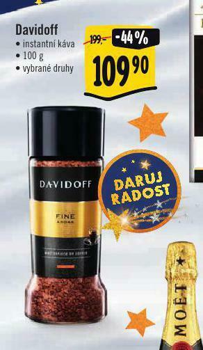 Albert Davidoff instantní káva nabídka