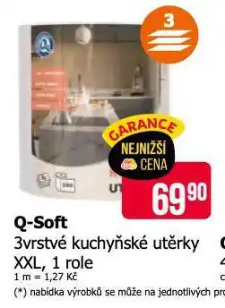 Teta Q-soft 3vrstvé kuchyňské utěrky xxl nabídka