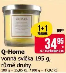 Teta Q-home vonná svíčka nabídka