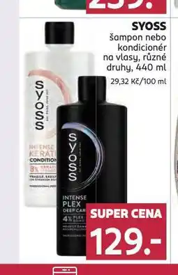 Rossmann Syoss šampon nabídka
