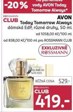 Rossmann Avon dámská edt nabídka