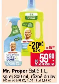 Teta Mr. proper čistič nabídka