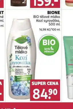 Rossmann Bione tělové mléko nabídka